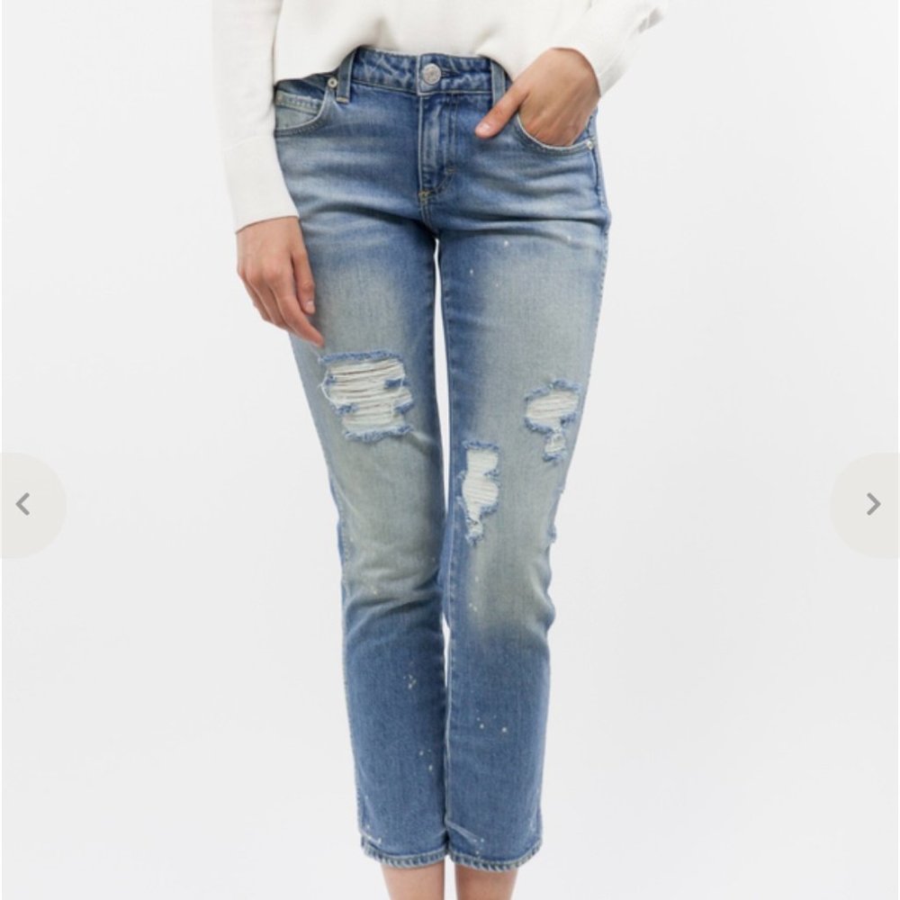 AMO Denim Kate Jeans in Spin the Bottle, Size 27